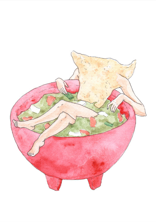 Guac and Chill - Jennifer Pate - 8x10"