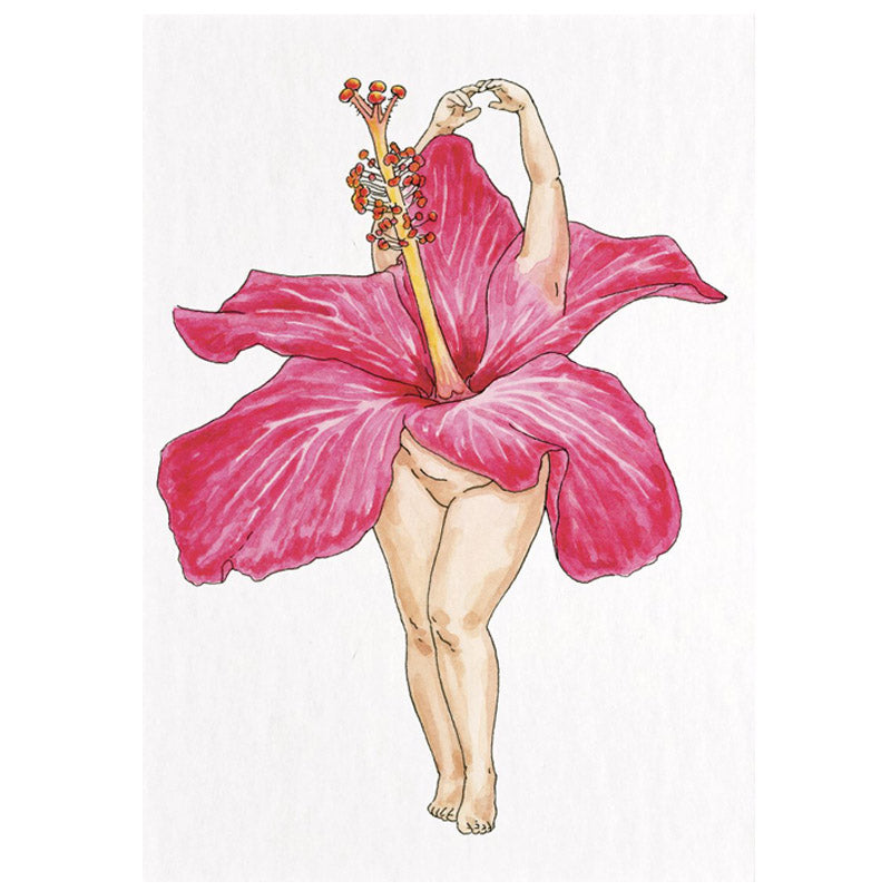 Hibiscus Flower - Jennifer Pate - 8x10"