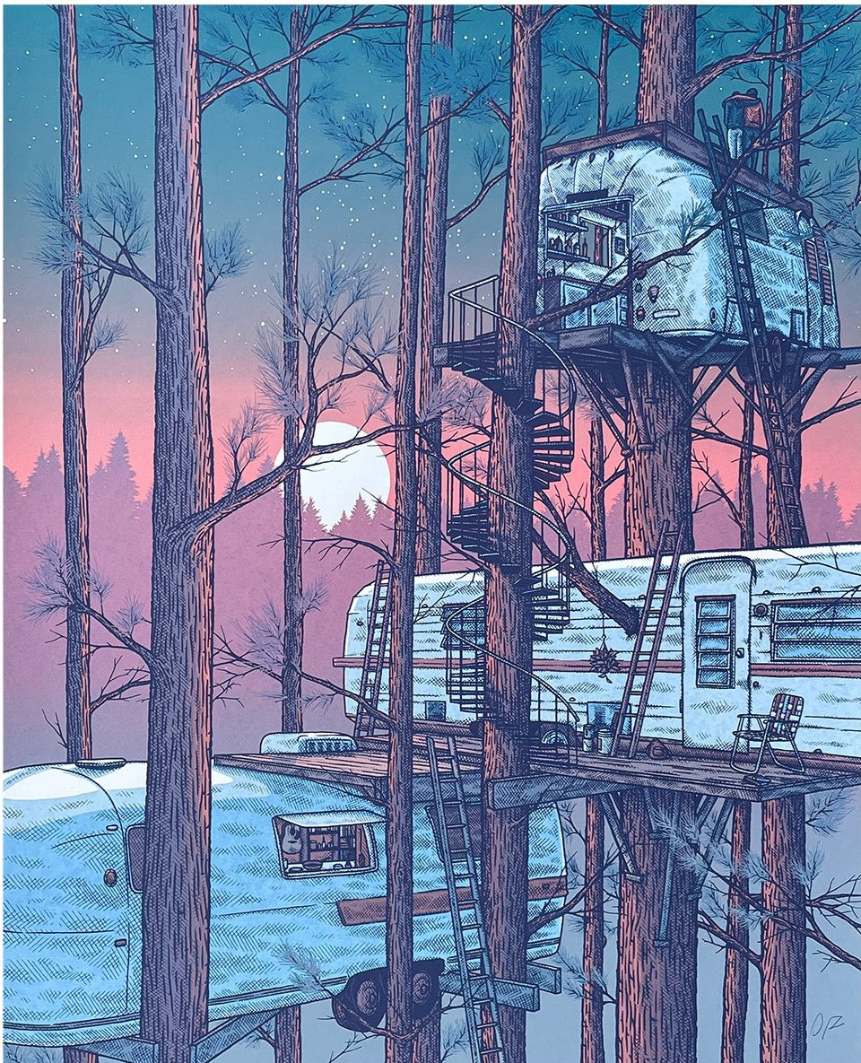 I Never Want to Leave this Place at This Moment - Night Variant- Dan Grissom - 16x20"