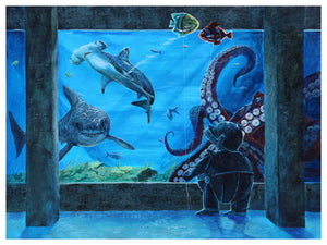 Aquarium Bot - Lauren Briere - Print