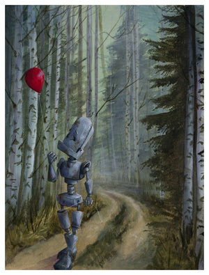 Balloon Bot - Lauren Briere - Print