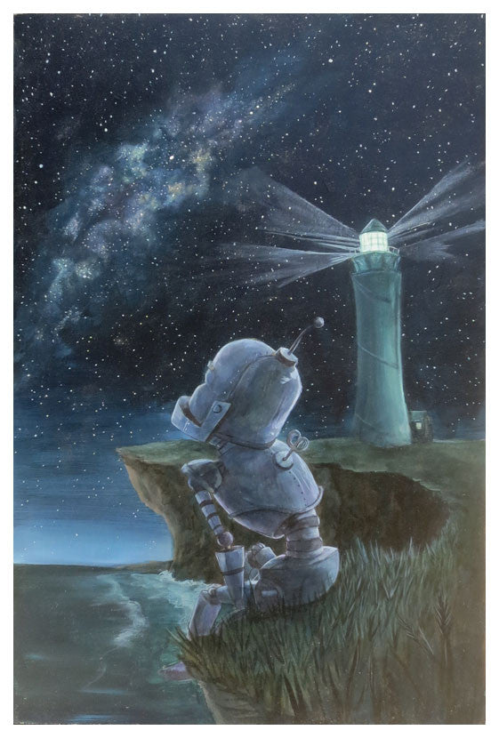 Lighthouse Bot - Lauren Briere - Print