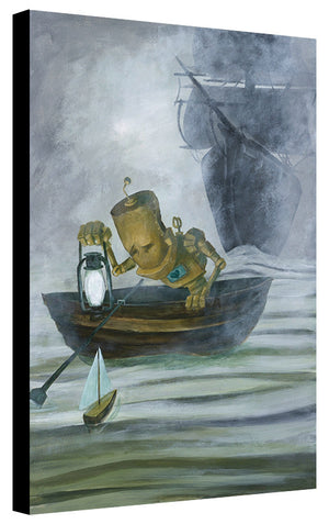 Sail Boat Bot - Lauren Briere - Print