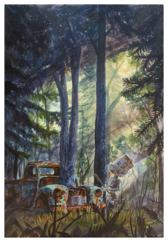 Tree Truck Bot - Lauren Briere - Print