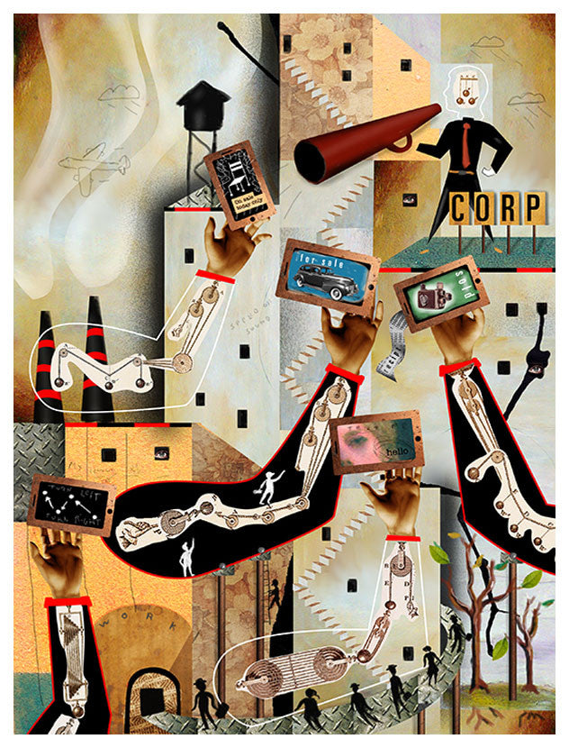 Collage - Larry Goode - Various Sizes