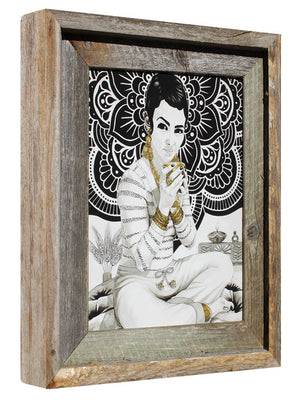 Lakshmi, Goddess of Abundance... - Flip Solomon - 11x13" Framed