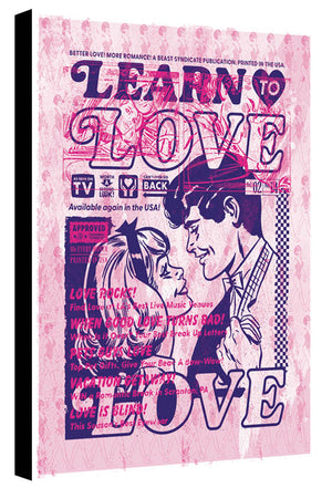 Learn to Love - Beast Syndicate - Various Sizes (canvas print)