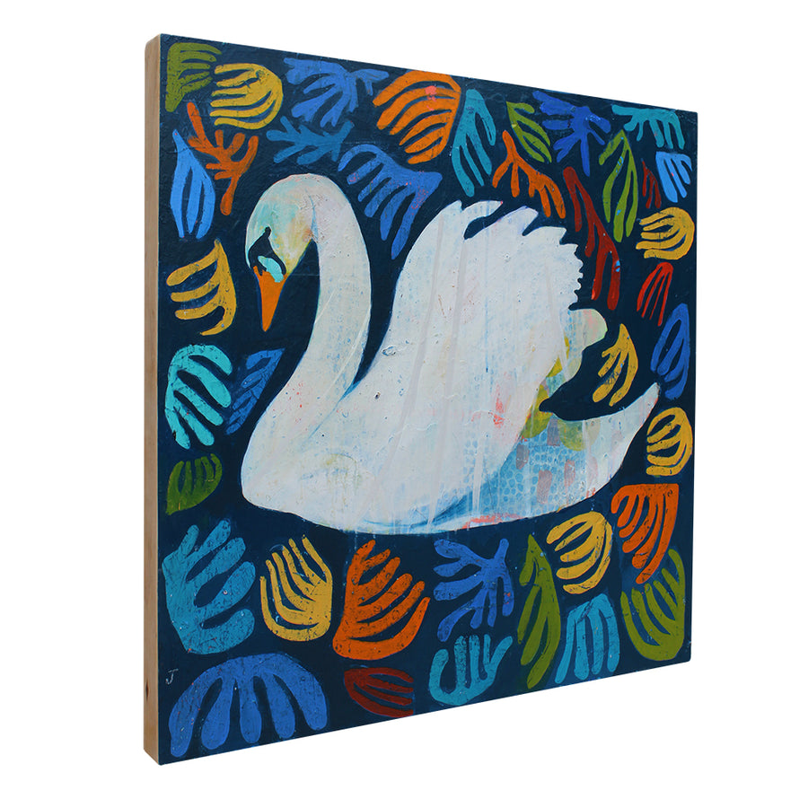 Matisse Swan - Judy Paul - 30x30"
