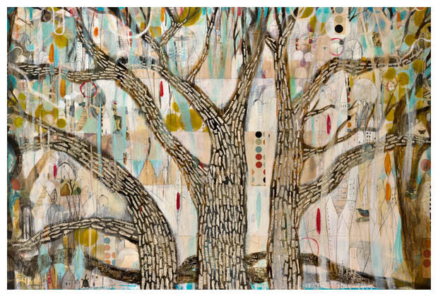 Ménage à Trees - Judy Paul - Print
