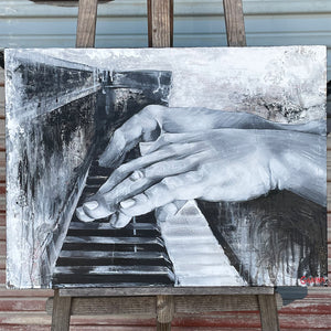 Piano Man - Anna Ganina - 24x18"
