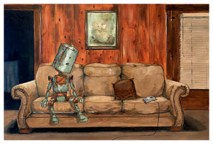 Sofa Bot - Print by Lauren Briere