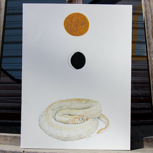 Serpent, Day 1 (ORIGINAL) - Hallie Rose Taylor - 9x12"