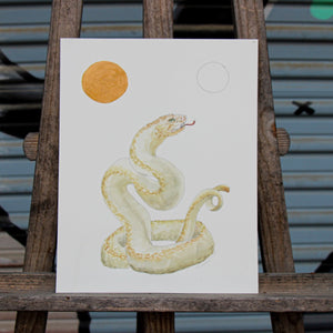 Serpent, Day 15 (ORIGINAL) - Hallie Rose Taylor - 8x10"
