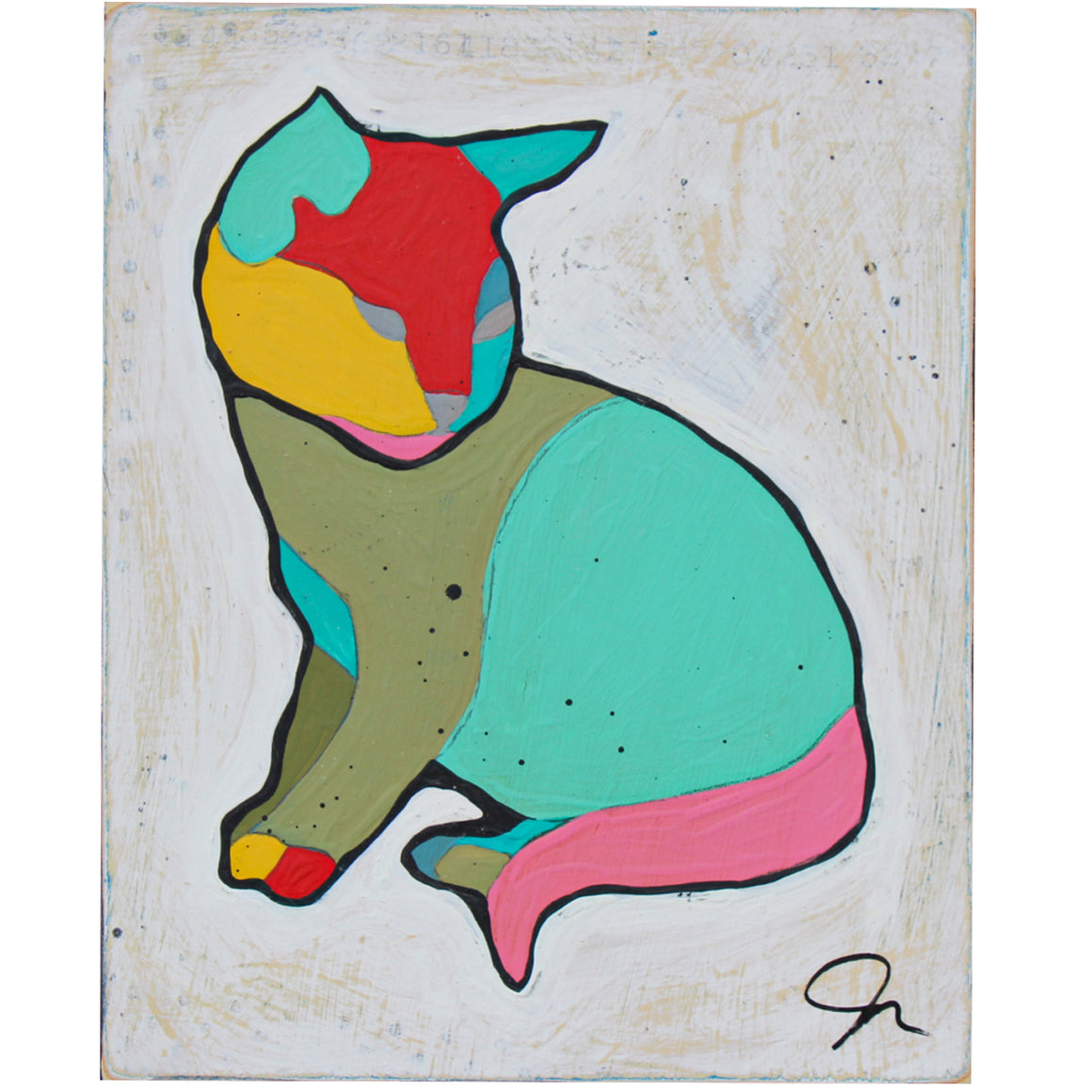 Simple Cat - Joel Ganucheau - 8x10"