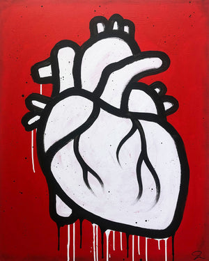 Simple Heart - Joel Ganucheau - 24x30"
