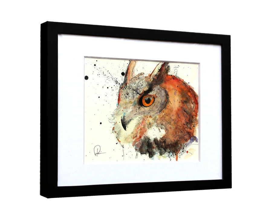 The Great Owl - Patrick Hobbie - 8x10"