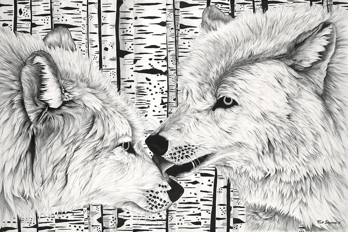 The Wolves - Flip Solomon - Canvas Print