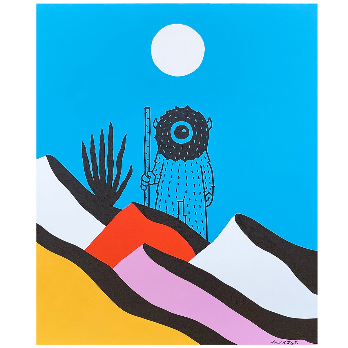 Tricolor View - Gerardo Rodriguez - 24x30"