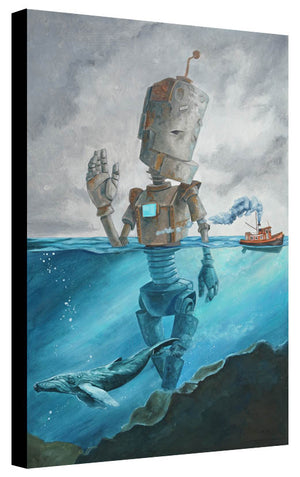 Tug Boat Bot - Lauren Briere - Print