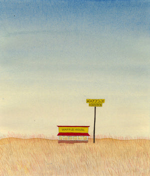 Waffle House - Heather Sundquist Hall - 8 x 10"