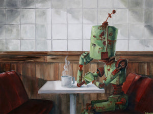 Waiting Bot - Lauren Briere - Print