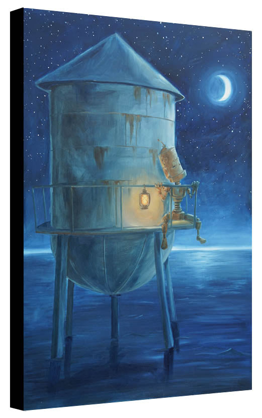 Water Tower Bot - Lauren Briere - Print