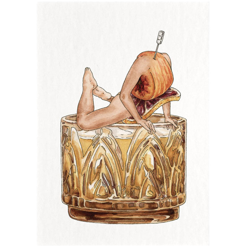 Whiskey Cocktail - Jennifer Pate - 8x10"