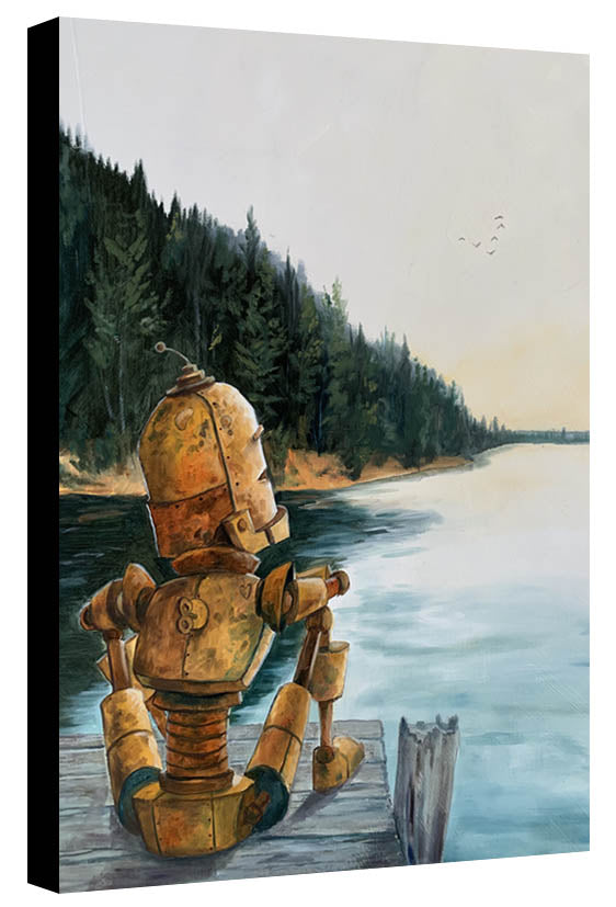Dock of the Bay Bot - Print by Lauren Briere