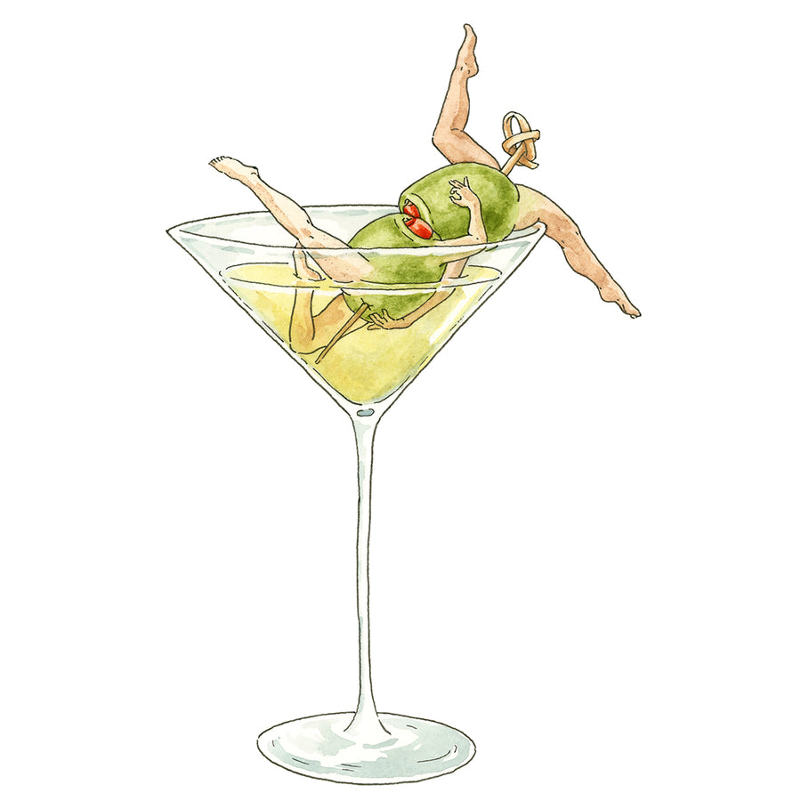 Extra Dirty Martini - Jennifer Pate - 8x10"